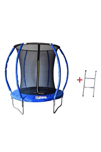 NOVOKIDS Children's Trampoline with Safety Net NOVOKIDS™ 6FT Funny Trampoline, With Ladder Included, For In