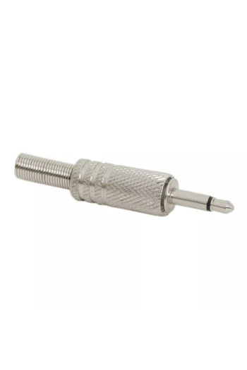 OEM 3.5 mm metal Mono Jack male plug with cable protection