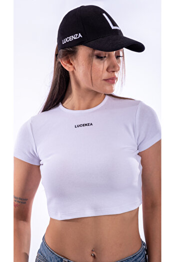 LUCENZA Raven Unisex Siyah Gabardin Nakışlı Şapka