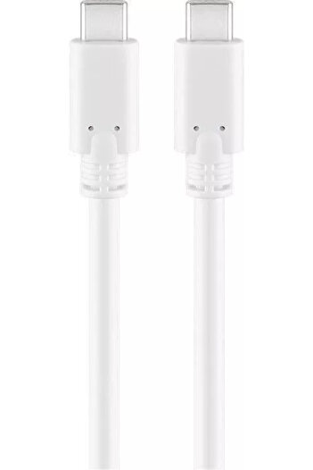 goobay USB Type C cable Generation 1 male-male 1m white