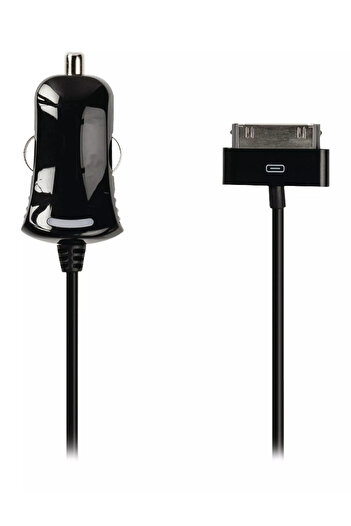VALUELINE Car charger 12-16V - iPhone with 30pins 1m black