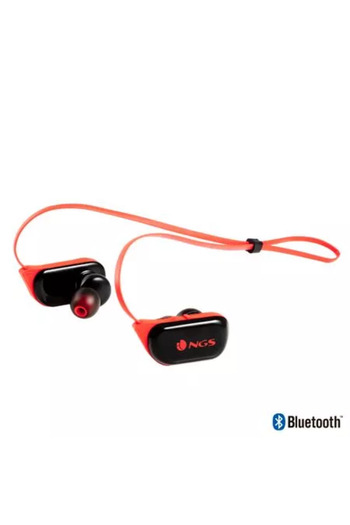 NGS Bluetooth headphones Ranger Artica red