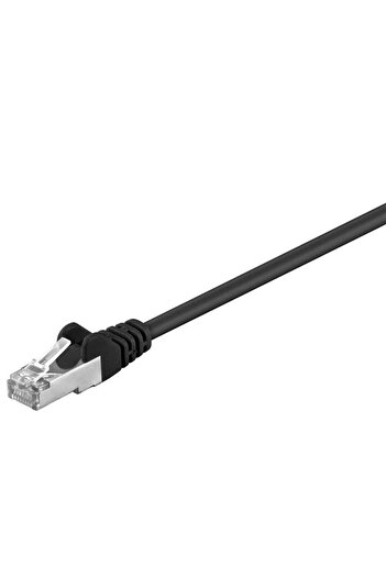 goobay Black FTP cable CAT5e 0.5m