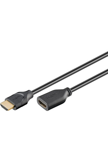 goobay Cable HDMI v2.0 5m High Speed ​​Extension with Ethernet 4K/60Hz eARC HDR 3D 61313