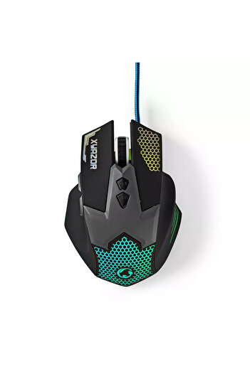 Nedis Wired Gaming Mouse with Illuminated 2400DPI 7 Buttons