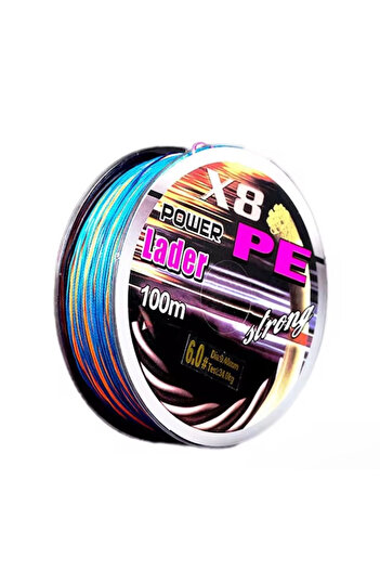 soonaksesuar Fishing Line 100m Polyethylene 8 Braided 6.0 Thread