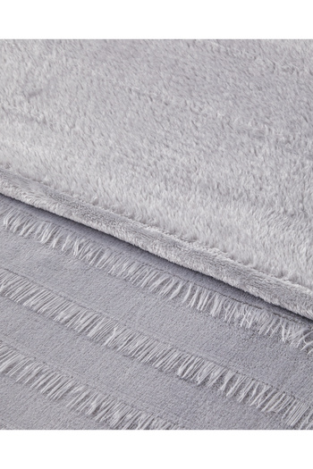 English Home Tassel Dream Supersoft Double Blanket 200X220 cm Gray