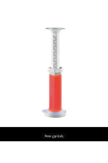 Generic Toilet cleaner, a flower-shaped gel or liquid used to clean and disinfect toilets. Available in various scents.