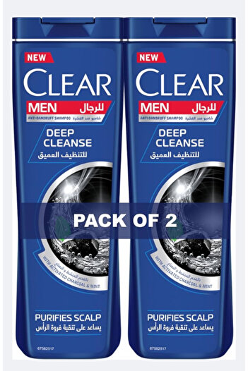 Clear Anti-Dandruff Shampoo, for dandruff prone & itchy scalp 2 x 350ml
