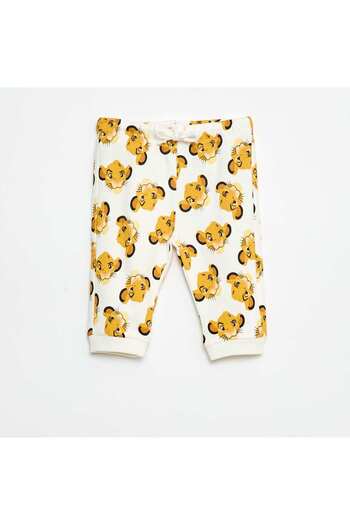 KIABI 'Disney' French terry trousers WHITE