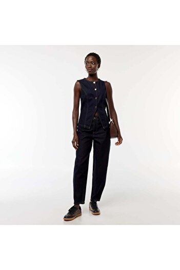 KIABI Sleeveless denim top BLUE