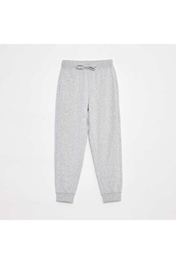KIABI Plain joggers with elasticated waist GREY