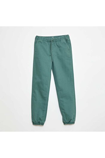 KIABI Lined Jogger Pants GREEN