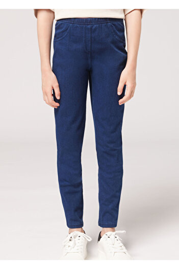 Calzedonia Girl's Denim Leggings Trousers