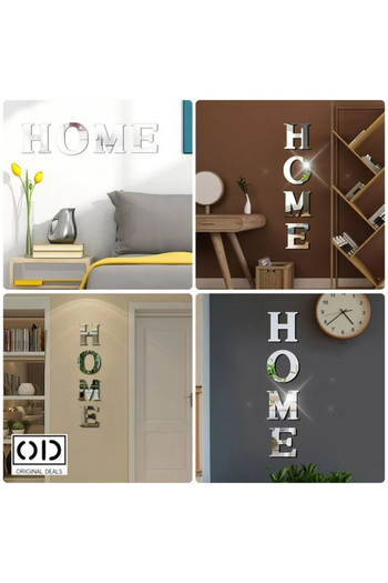 ORIGINAL DEALS Self-Adhesive Mirror for Interior Decoration and Design, Model Home, made of Premium PVC Acrylic