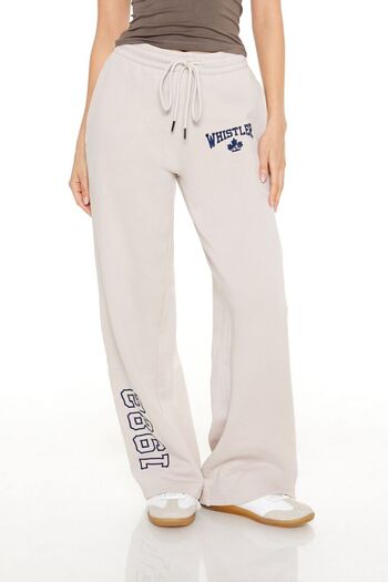 Forever 21 İşlemeli Whistler Eşofman Altı