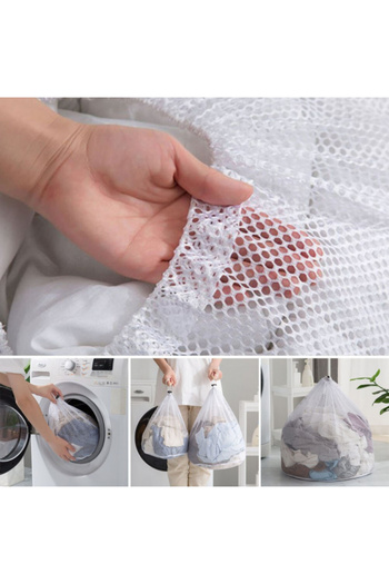 ORIGINAL DEALS Protective Laundry Bag, Compatible with Washing Machines and Dryers, Premium Material, White