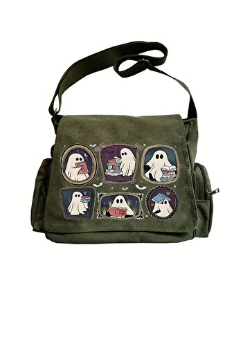 Toum Halloween Printed Unisex Messenger Bag