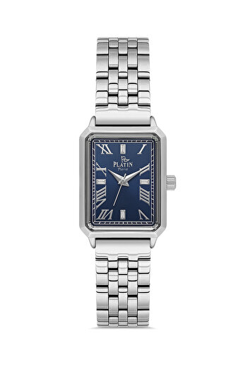 Platin Pierre Pl-1171La-A3 Roman Numeral Square Women's Wristwatch