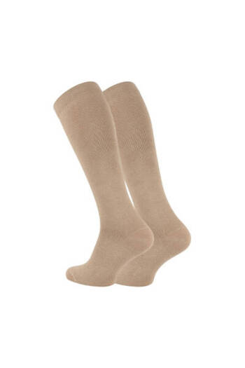 meristanbul Travel Socks, 35-38, 65% Cotton, Below the Knee, Beige