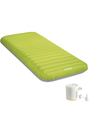 Intex Premaire Dura-Beam Camping Mat w/ USB150, Inflated Size: 76cm x 1.91m x 17cm