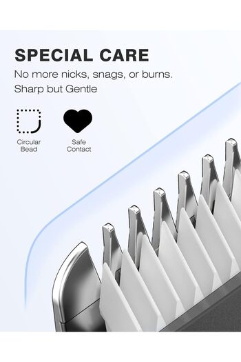 MANSPOT Manscape Pubic Hair Trimmer for Men and Women, Electric Ball Trimmer, Hypoallergenic Ceramic