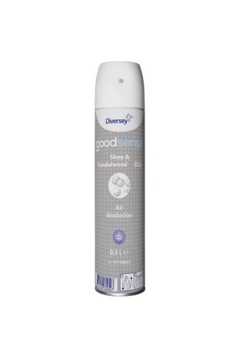 Diversey Good Sense Shea & Sandalwood - Odor Neutralizer Spray - Instant Action - 0.3L