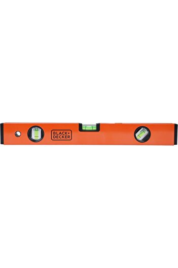 Black&Decker Black & Decker 40cm Aluminium Box Beam Level, Orange/Black - BDHT43188
