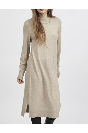 VILA Vila midi dress, beige