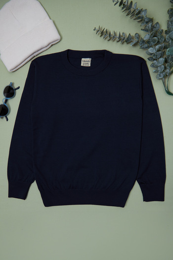 Fulla Moda Basic Crew Neck Boys' Knit Sweater