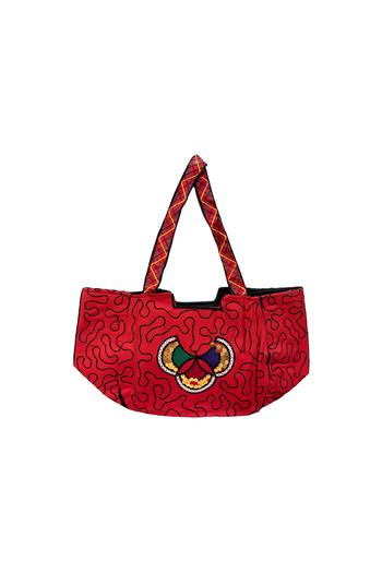 Choice Multi-purpose bag with hand-embroidered icons