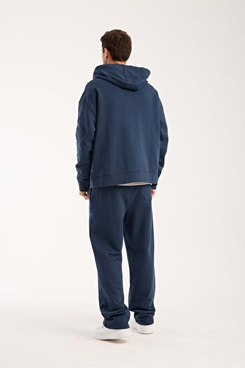 Store 100% Cotton Men's Oversized Hooded Sweatshirt and Sweatpants (Set)