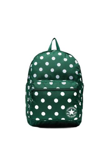 Converse Unisex Sport Backpack Green Polka Dot Design with Organizer & Bottle Pockets
