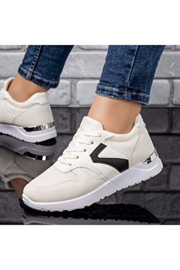BMoD Women's white sneakers MOD09722