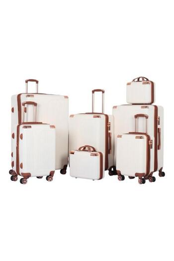 AVIATOR Dabsh Arayes 7-Piece Luggage Set with Durable Zipper - 360 Degree Double Covers