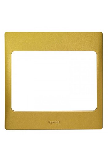 Legrand Gold Cover 7 x 7 MALLIA BRASS 281960