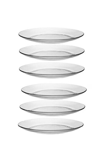 Duralex Set of 6 saucers 13.5cm LYS TRANSPARENT series