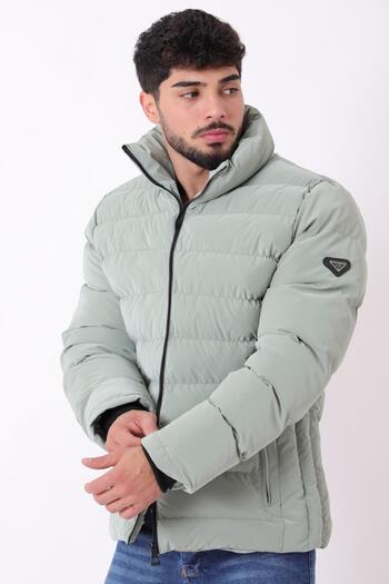 Stilkombin Pocket Detail Stand Collar Embroidered Nova Winter Coat Pldp 3012_50463