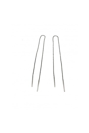 Flippy 925 Silver Long Chain Earrings