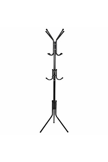 Ruhhy Cuier, Ruhhy, 170 cm inaltime, Cu 12 carlige, Negru