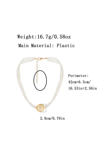 SIC MODA Pearl Necklace 6124
