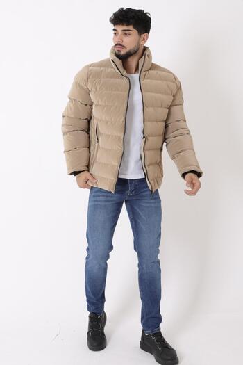 Stilkombin Pocket Detail Stand Collar Embroidered Nova Winter Coat Pldp 3012_50463