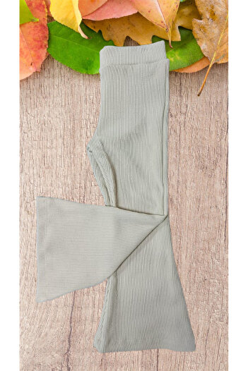 Cevval Minigirls Spanish Long Legs with Elastic Waist Extra Flexible Ribbed Luxury Leggings