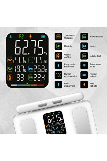 Other SMART IOS ANDROID ANALYTICAL BATHROOM SCALE KLAUSBERG KB-7857