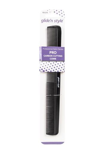 Glide'n Style Pro Carbon Cutting Comb – Professional Hairdresser Hair Cutting Comb, Anti-Static, Heat Resistant