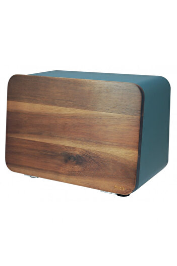 Other STEEL BREAD BOX WITH ACACIA LID HUSLA 73939