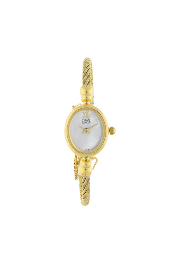 Titan Women's Analog White Dial Watch - 197YM03