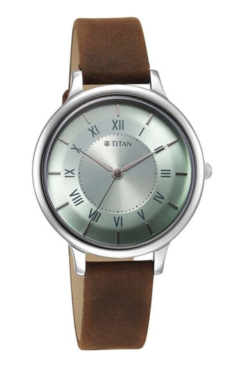 Titan Women's Analog Silver Dial Watch - 2732SL02