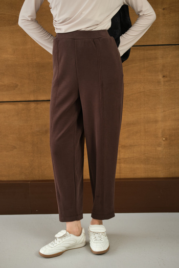 LOCCO Women's Modal Pants Brown
