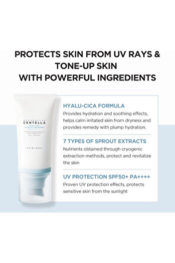 Madagascar Centella Skin1004 Hyalu-cica Sun Serum Spf 50 - 50 ml Water-fit